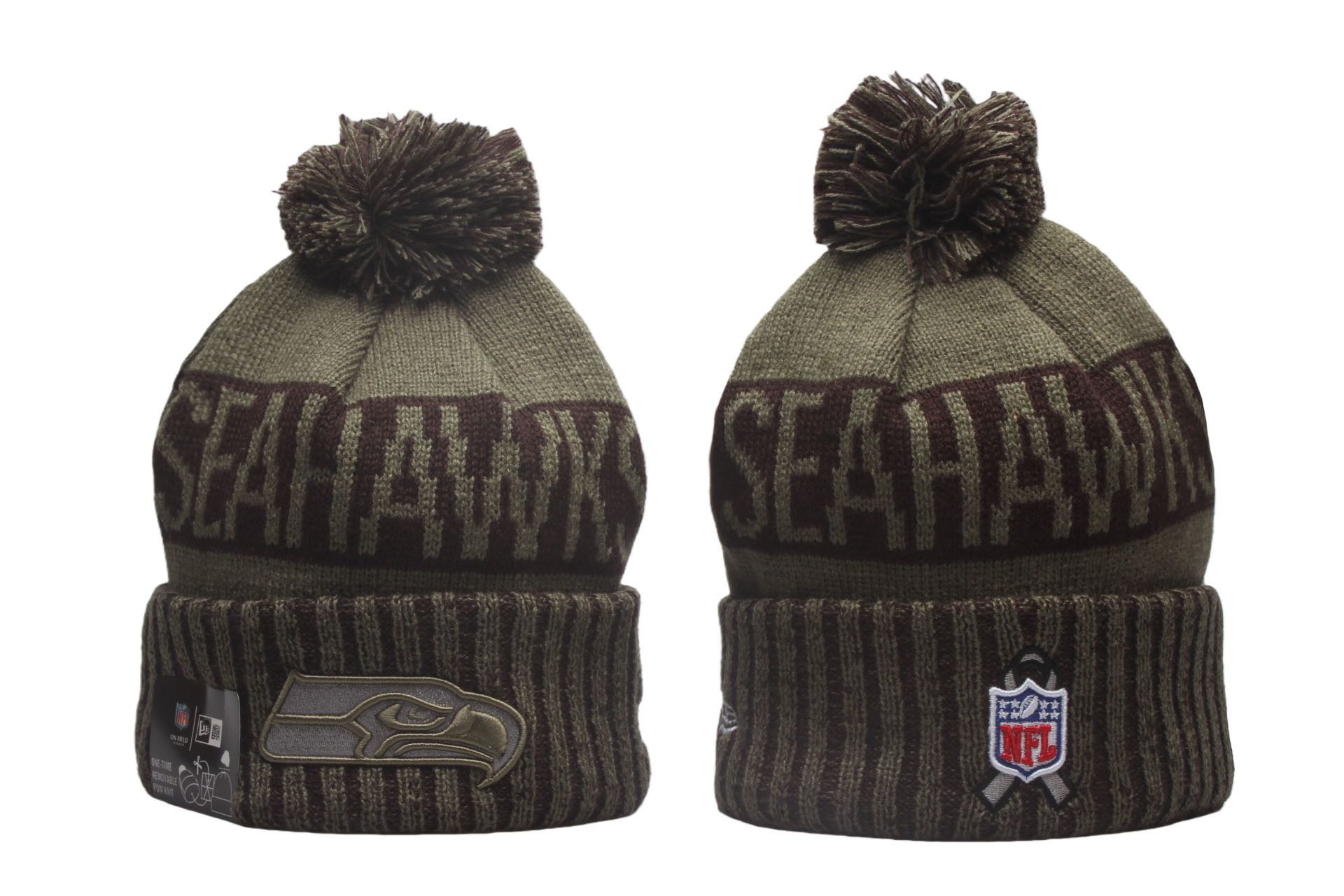 2026 NFL Seattle Seahawks Hat beanie style 01->->Sports Caps
